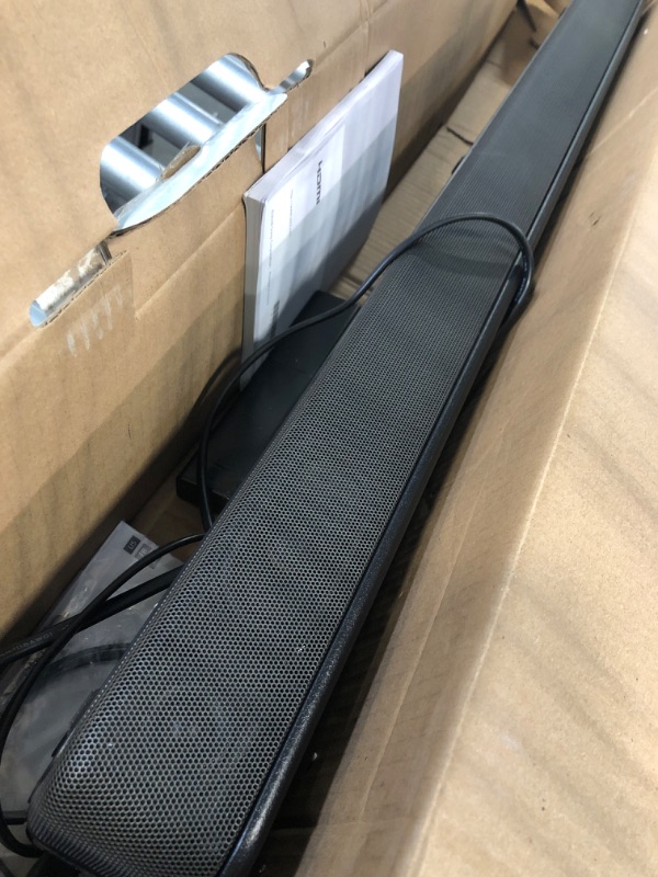 Photo 4 of Sony S100F 2.0ch Soundbar with Bass Reflex Speaker, Integrated Tweeter and Bluetooth, (HTS100F), easy setup, compact, home office use with clear sound black