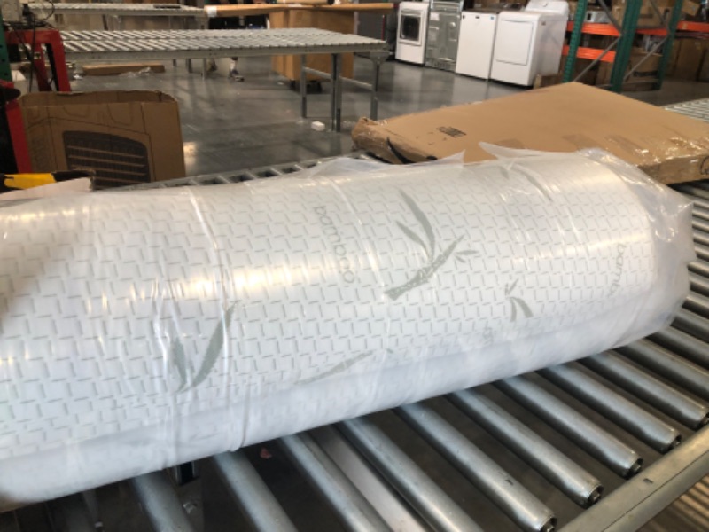 Photo 1 of Bamboo Mattress Topper Queen Size , Cooling Extra Thick Breathable, Soft Quilted Fitted Mattress Cover with 1000 GSM Down Alternative Fill (8-21”Deep Pocket)