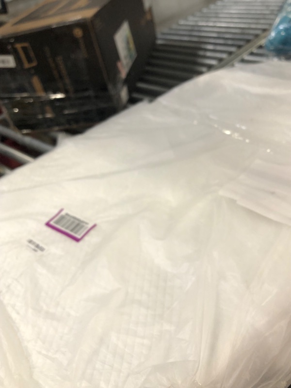 Photo 1 of Milliard 2-Inch Ventilated Memory Foam Crib and Toddler Bed Mattress Topper with Removable Waterproof 65-Percent Cotton Non-Slip Cover - 52" x 27" x 2"
