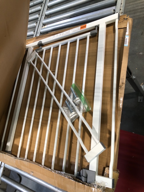 Photo 1 of Dreambaby Liberty Walk Thru Auto Close Baby Safety Gate with Stay Open Feature, Fits 29.5-36.5 inch Openings, Pressure Mounted Security Gates - Model L776