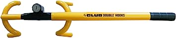 Photo 1 of Winner International The Club 3000 Twin Hooks Steering Wheel Lock, Yellow
