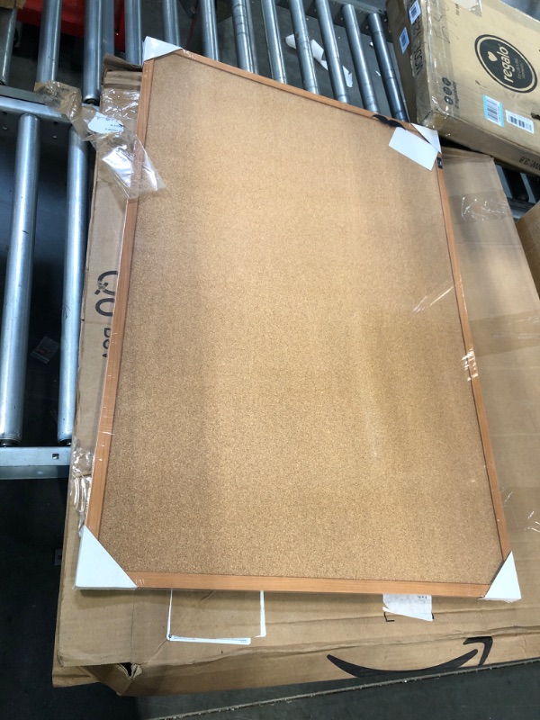 Photo 1 of Mr. Pen- Cork Board, 24”x36”, Bulletin Board, Cork Bulletin Board, Framed Cork Board, Push Pin Board, Cork Boards for Walls with Frame, Office Cork Board, Bulliten/Cork Board, Corkboards for Wall