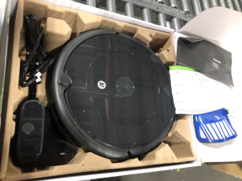 Photo 1 of iRobot Roomba 692 Robot Vacuum-Wi-Fi Connectivity, Personalized Cleaning Recommendations, Works with Alexa, Good for Pet Hair, Carpets, Hard Floors, Self-Charging, Charcoal Grey