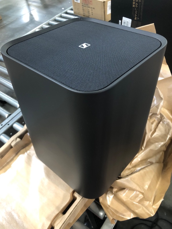 Photo 1 of Sennheiser AMBEO Subwoofer for TV and Music with Immersive 3D Surround Sound a Thundering Deep Bass Down to 27 Hz - 8'' Woofer with 350W Class D Amplifier - Black