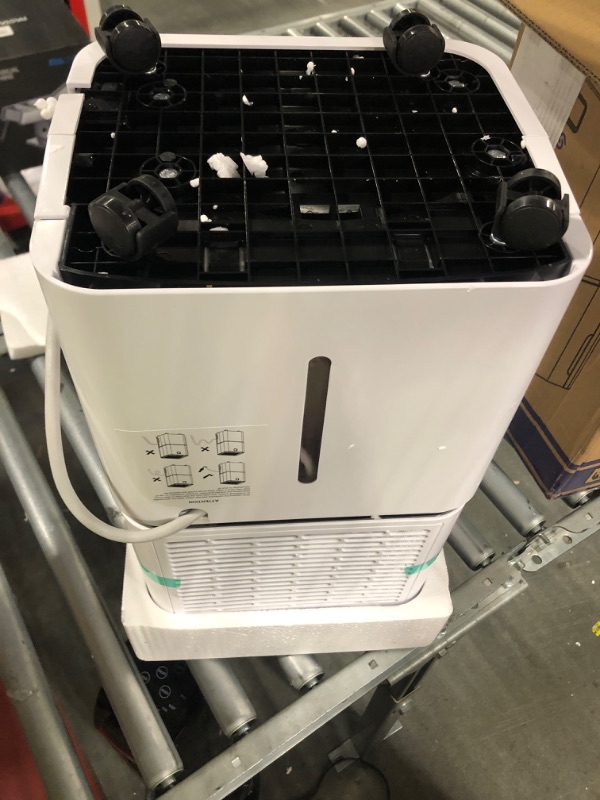 Photo 3 of 1500 Sq. Ft Dehumidifier for Large Room and Basements, HUMILABS 22 Pints Dehumidifiers with Auto or Manual Drainage, 0.528 Gallon Water Tank with Drain Hose, Intelligent Humidity Control, Auto Defrost, Dry Clothes, 24HR Timer 1500 sq.ft