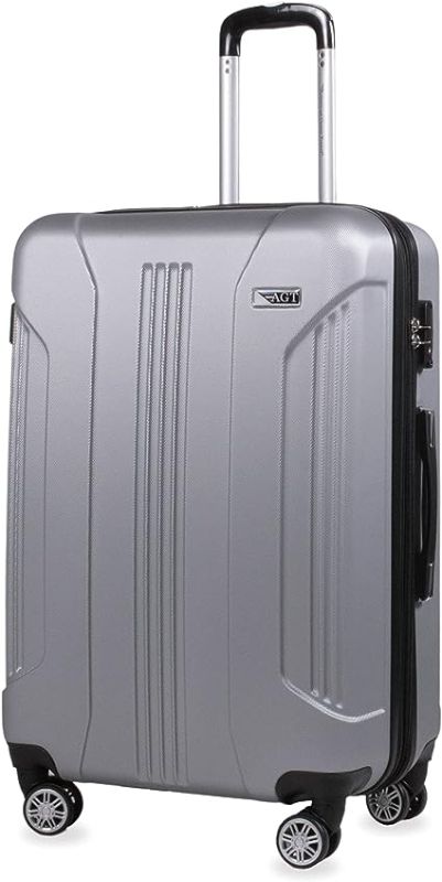 Photo 1 of American Green Travel - Denali Expandable Suitcase with Double Spinner Wheels, Hardside Checked Luggage, (26-Inch) 

