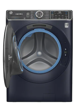 Photo 1 of GE UltraFresh Vent System 5-cu ft Stackable Steam Cycle Smart Front-Load Washer (Sapphire Blue) ENERGY STAR