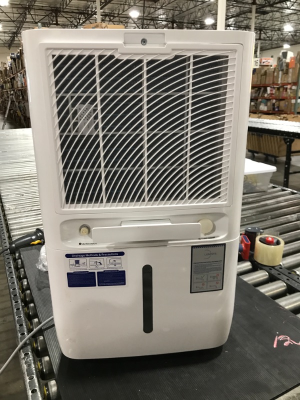 Photo 6 of 125 pt. 8,500 sq. ft. Commercial Dehumidifier in White with Pump

