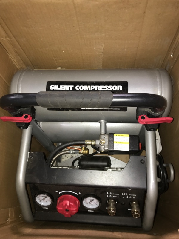 Photo 2 of 4.5 Gal. Portable Electric-Powered Silent Air Compressor