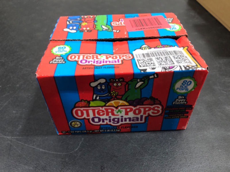 Photo 2 of Otter Pops Freezer Ice Bars, Fat Free Ice Pops, Original Flavors (80-1 oz pops)