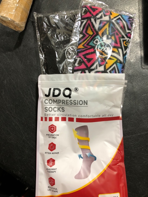 Photo 1 of 2 pair of Compression Socks Size L/XL