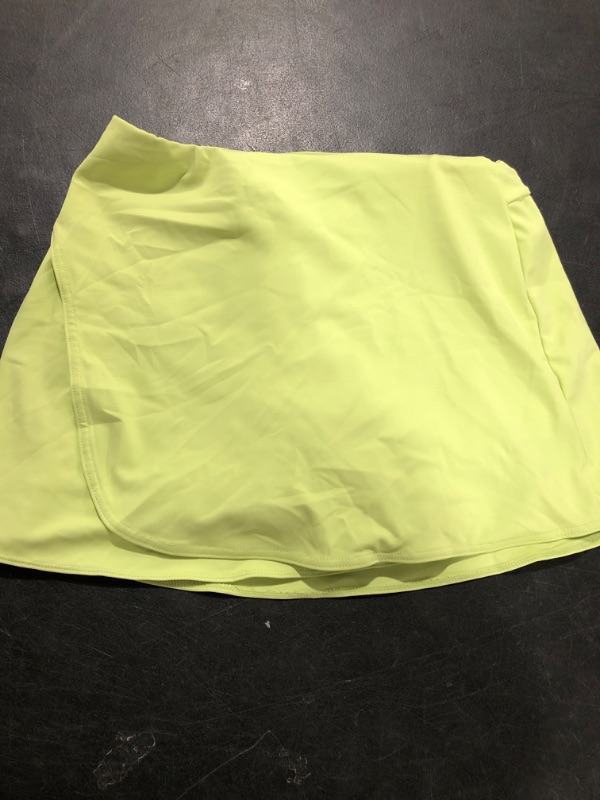 Photo 2 of BALEAF Women's 14" Tennis Skirts High Waisted Golf Skorts Skirts Athletic with Shorts Pockets Small Green