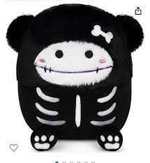 Photo 1 of CAGRIKUELI Halloween Plush Cute Halloween Stuffed Animals Toy for Kids, Kawaii Skull Plush Stuffed Doll for Boys Girls (Skull)