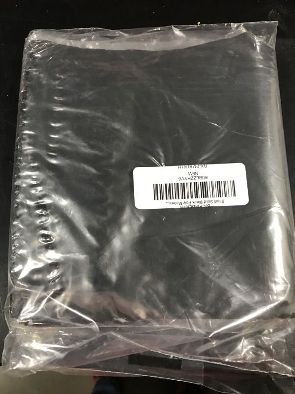 Photo 2 of Small Poly Mailers 6x9, Solid Black Shipping Bags - Tear And Puncture Free Poly Bags - Water Resistant Mailing Bags - Packaging Bags For Small Business - 100 Count 6" x 9"(100Pck) black