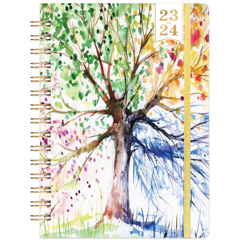Photo 1 of 2023-2024 Planner - 2023-2024 Weekly & Monthly Planner from July 2023 to June 2024, 6.4"x 8.5", Planner 2023-2024 with Elastic Closure, Inner Pocket, Coated Tabs. New Edition