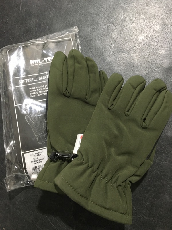 Photo 2 of Guantes Softshell Thinsulate Verde Oliva
