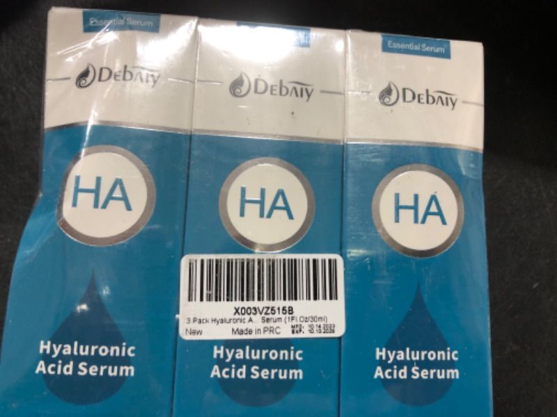 Photo 2 of 3 Pack Hyaluronic Acid Serum for Face Moisturizing Anti Aging Serum (1Fl.Oz/30ml)