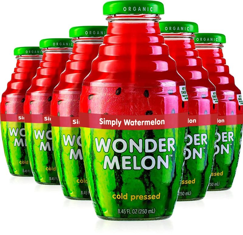 Photo 1 of Wonder Melon Organic Watermelon Juice, 8.45oz (6 Pack) 100% Juice, Cold Pressed
12/13/2023