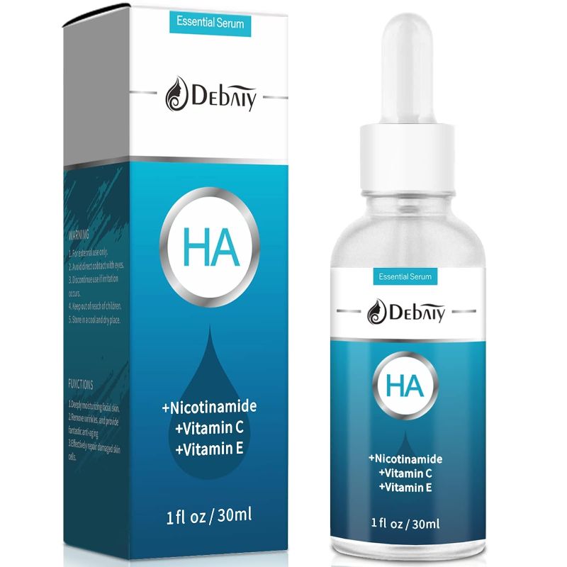 Photo 1 of 1 Pack Hyaluronic Acid Serum for Face Moisturizing Anti Aging Serum (1Fl.Oz/30ml) EXP 2026