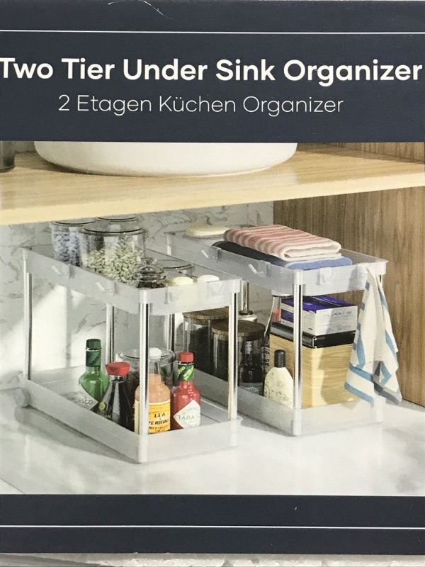 Photo 1 of 2 Pack 2 Tier Under Sink Organizers 