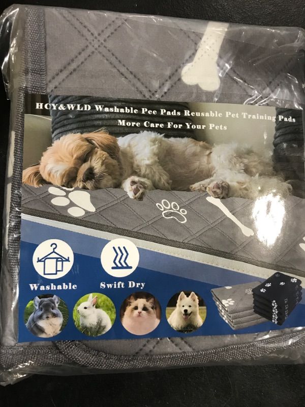 Photo 1 of 2 pack Washable Pee Pad or Dog 24 X 18"