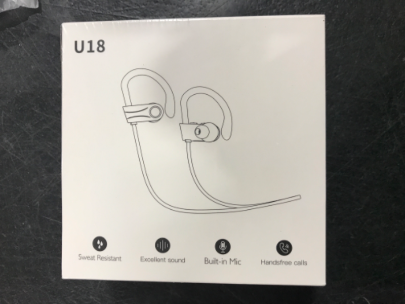 Photo 1 of Otium Bluetooth Earbuds Wireless Headphones Bluetooth Headphones, Sports Earbuds, IPX7 Waterproof Stereo Earphones for Gym Running 15 Hours Playtime Sound Isolation Headsets Black Black