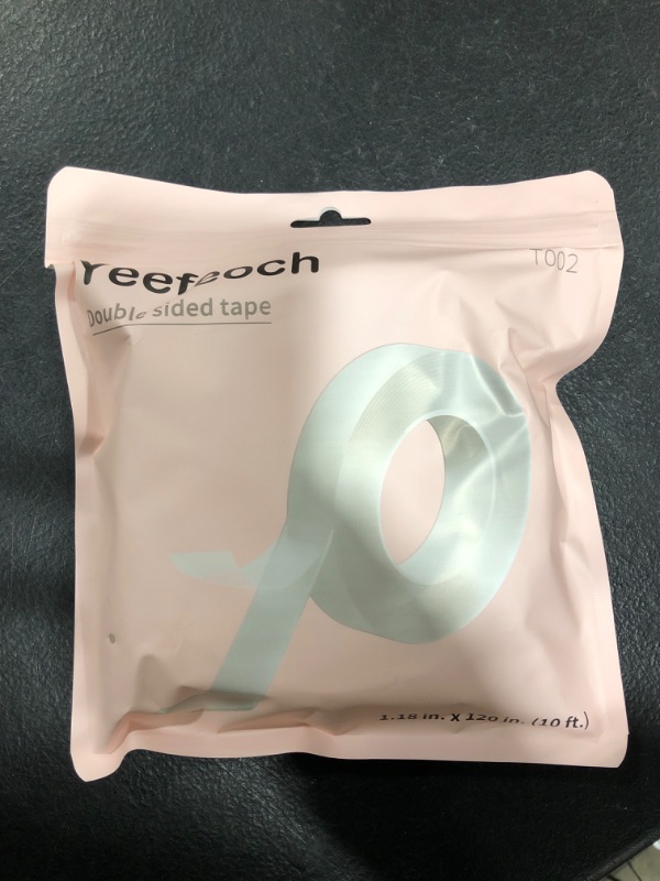 Photo 1 of Yeefeoch Double Sided Tape Heavy Duty, Adhesive mounting Picture Hanging Strips Adhesive DIY Nano Tape for Wall Heavy Tape, T002 ?Double Sided Tape Heavy Duty (M, 0.07 in*1.18 in*10 Feet)