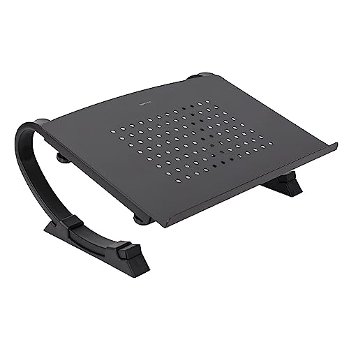 Photo 1 of Amazon Basics Adjustable Laptop Stand Riser, for Monitors and Laptops up to 22 Pounds, Black
