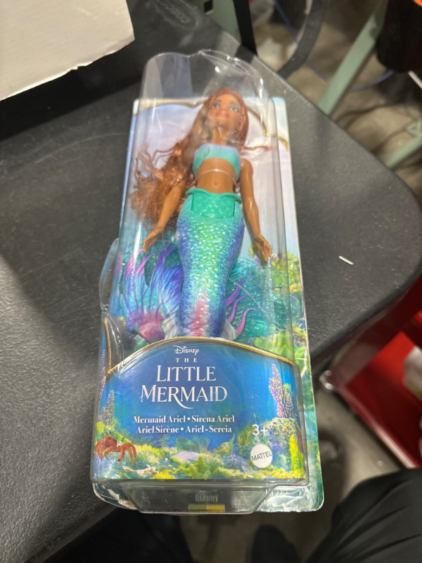 Photo 2 of Disney The Little Mermaid Ariel Doll, Mermaid Fashion Doll with Signature Outfit, Toys Inspired by Disney’s The Little Mermaid