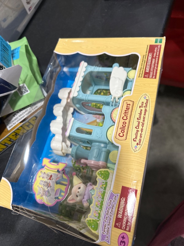 Photo 2 of Calico Critters Floating Cloud Rainbow Train - Toy Vehicle Playset with 1 Collectible Figure