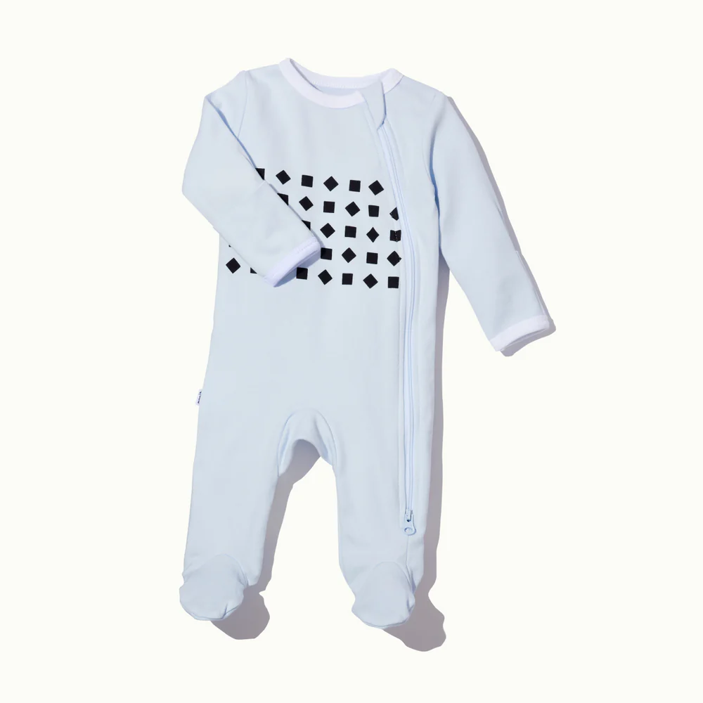 Photo 1 of  Nanit Breathing Wear 100% Cotton Infant Pajamas - 6-9 months - Powder Blue