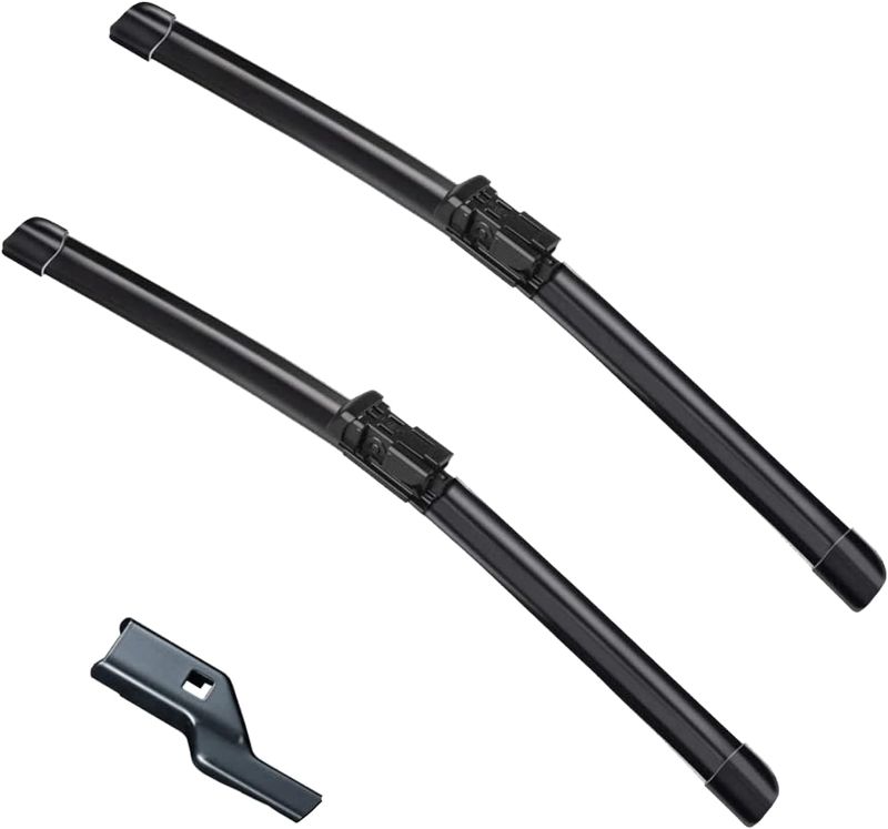 Photo 1 of 2 Factory Wiper Blades Replacement for Tesla Model 3 2017-2021 & Model Y 2020-2021 Original Equipment Windshield Wiper Blades Set 26"+19" (Set of 2) Top Lock