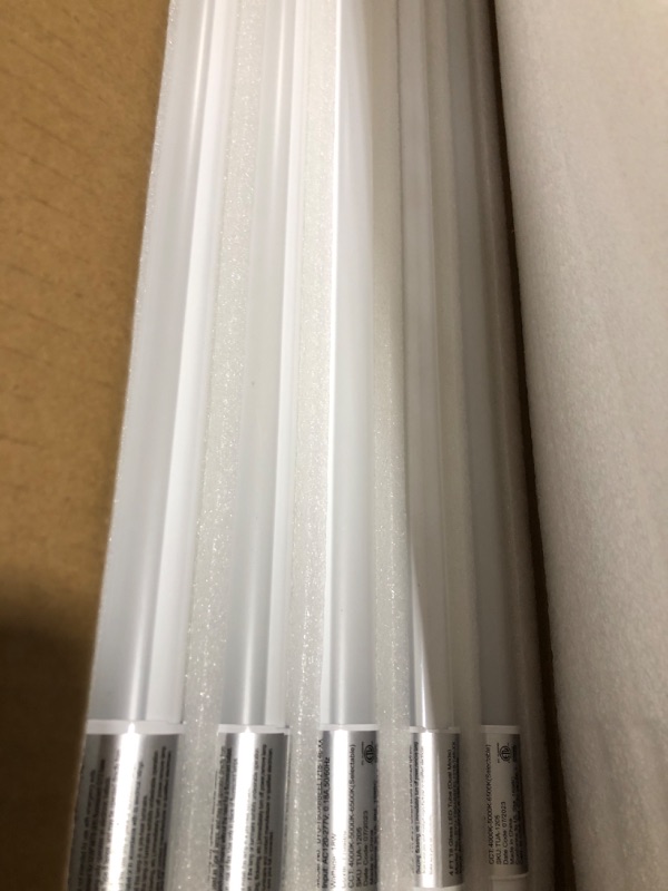 Photo 3 of 20 Pack 3CCT 4FT LED T8 Hybrid Type A+B Light Tube, 18W, 4000K/5000K/6500K Selectable, Plug & Play or Ballast Bypass, Single or Double End Powered, 2300lm, Frosted Cover, T8 T10 T12, 120-277V, UL, FCC