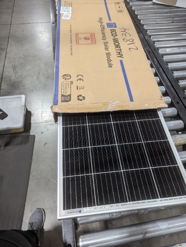 Photo 2 of ECO-WORTHY 100 Watt Solar Panels 12 Volt Monocrystalline Solar Panel for RV Marine Boat and Other Off-Grid Applications, 100W… 100W Panels