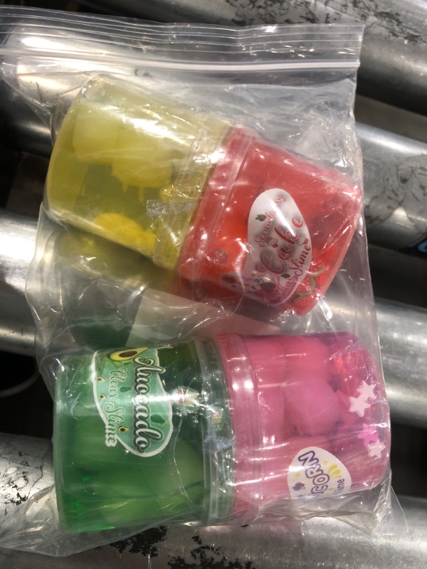 Photo 1 of Anditoy 4 Pack Jelly Cube Crystal Slime Kit Toys for Kids Boys Girls Christmas Stocking Stuffers Gifts Party Favors
