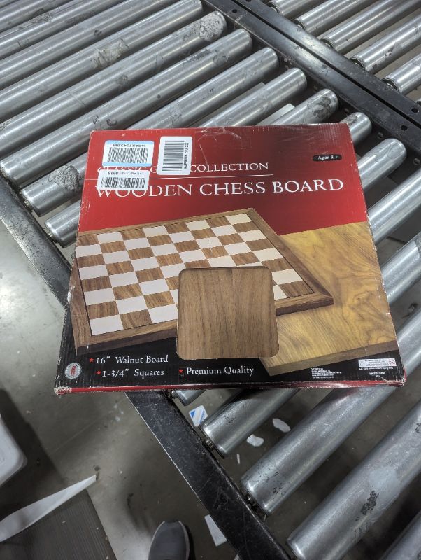 Photo 2 of 16" Walnut Chess Board