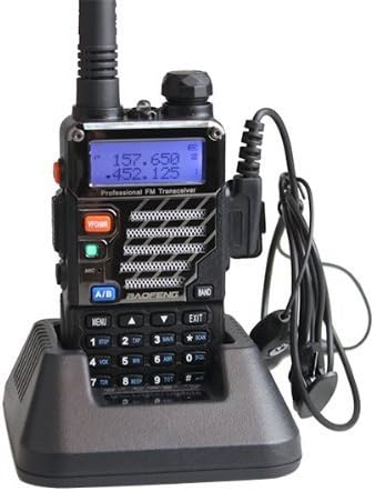 Photo 1 of BAOFENG UV-5RE Dual Band Amateur Handheld Two Way Radio UHF/VHF 136-174/400-480Mhz 128 Channels Upgrade Enhanced Version FM Ham walkie talkie Transceiver with Earpiece
