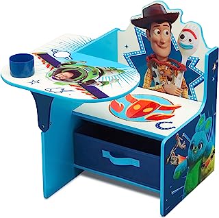 Photo 1 of Delta Children Chair Desk with Storage Bin + Design and Store 6 Bin Toy Storage Organizer, Disney/Pixar Toy Story (Bundle) Disney/Pixar Toy Story Chair Desk + Toy Organizer