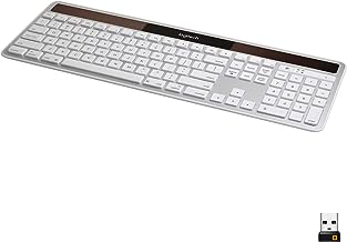 Photo 1 of Logitech K750 Wireless Solar Keyboard for Mac — Solar Recharging, Mac-Friendly Keyboard, 2.4GHz Wireless - Silver