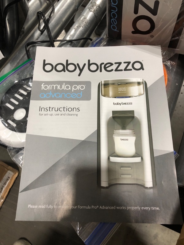 Photo 4 of New and Improved Baby Brezza Formula Pro Advanced Formula Dispenser Machine - Automatically Mix a Warm Formula Bottle Instantly - Easily Make Bottle with Automatic Powder Blending