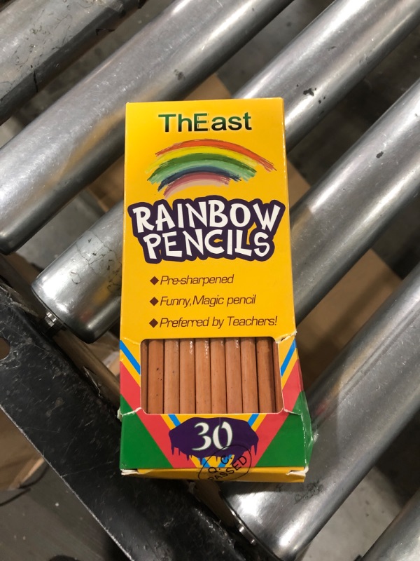 Photo 2 of ThEast 7 Color in 1 Rainbow Pencils for Kids, 30 Pieces Rainbow Colored Pencils, Assorted Colors for Drawing Coloring Sketching Pencils For Drawing Stationery, Bulk, Pre-sharpened (30)