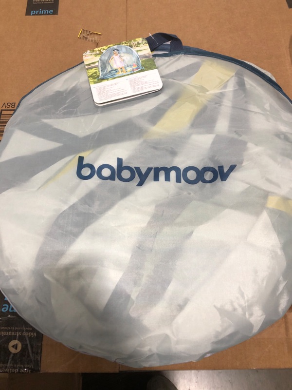 Photo 2 of Babymoov Anti-UV Tent | UPF 50+ Pop Up Sun Shelter for Toddlers and Children, Easily Folds Into a Carrying Bag for Outdoors & Beach Tropical Tent