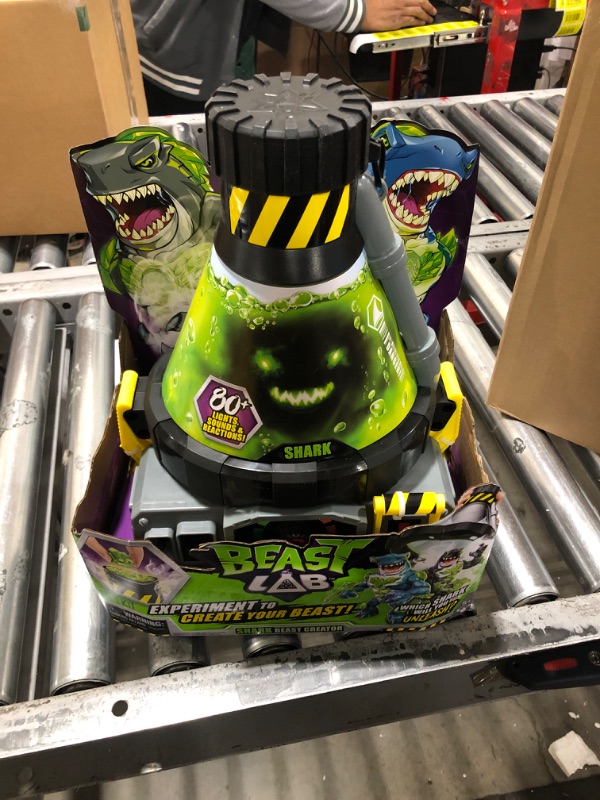 Photo 2 of Beast Lab – Shark Beast Creator. Add Ingredients & Follow The Experiment's Steps to Create Your Beast! with Real Bio Mist & 80+ Lights, Sounds and Reactions – Shark Style May Vary Sharks