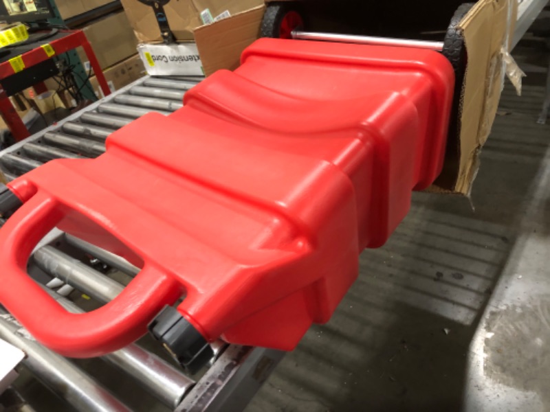 Photo 1 of 16 Gallon 60L Portable Fuel Caddy Tank with 2.8GPM Automatic Fuel Transfer Pump, 12V / 4AA Battery Powered, Extra Long Hose, Portable Liquid Pump for Gasoline Diesel Fuel & DEF/AdBlue/Urea Liquid 12V / 4AA Battery Pump for Gasoline & Diesel 60L