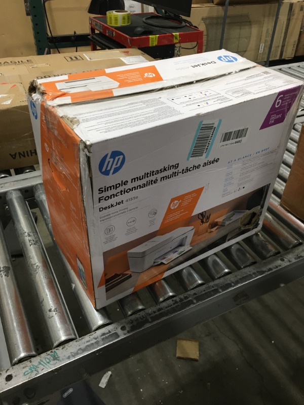 Photo 3 of HP DeskJet 4155e Wireless Color All-in-One Printer & 67XL Tri-Color High-Yield Ink Cartridge | 3YM58AN & 67XL Black High-Yield Ink Cartridge | 3YM57AN Printer + Tri-color Ink + Black Ink