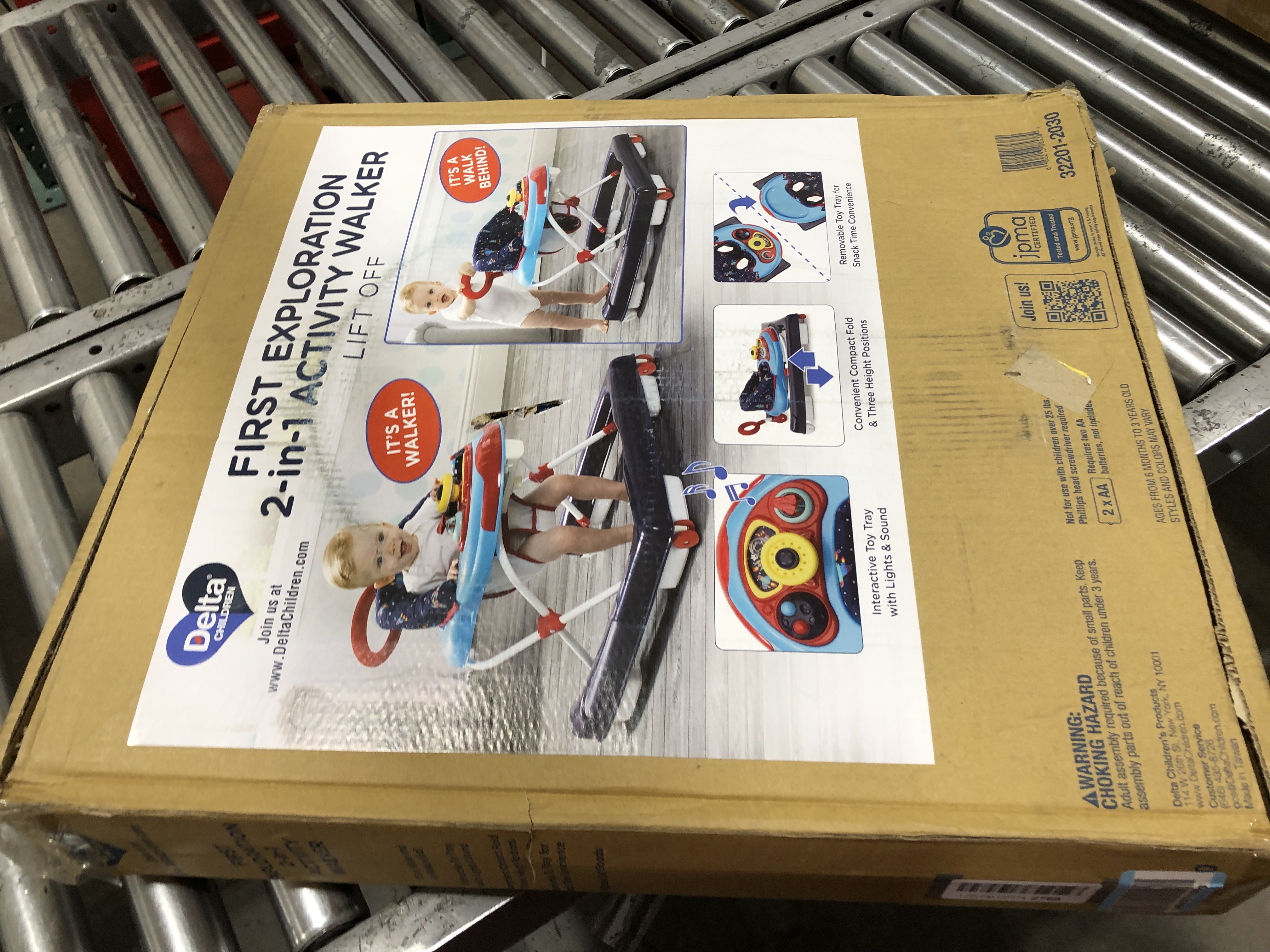 Photo 1 of Delta Children First Exploration 2-in-1 Activity Walker, Lift Off