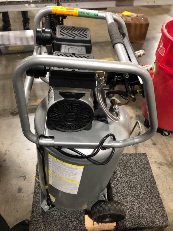 Photo 1 of 20 Gal. Vertical Electric-Powered Silent Air Compressor
