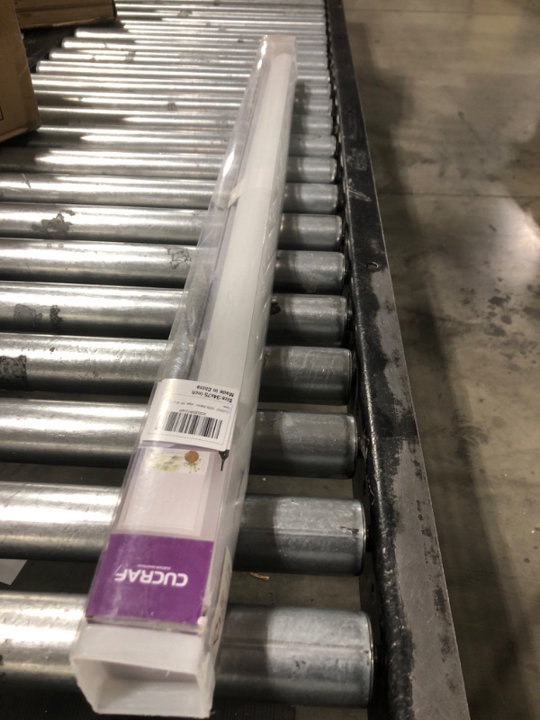 Photo 1 of CUCRAF 100% Blackout Roller Shades Room Darkening Window Treatments Thermal Insulated Roller Blinds for Bedroom Decor Living Room Camper, Easy to Install, Light Grey, 34" W x 75" H 34" W x 75" H Light Grey