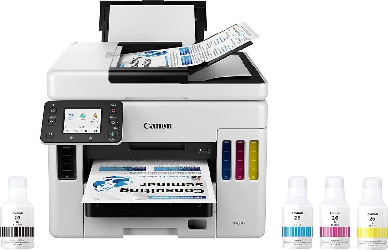 Photo 1 of Canon MAXIFY GX7021 Wireless MegaTank Small Office All-in-One Printer, One Size