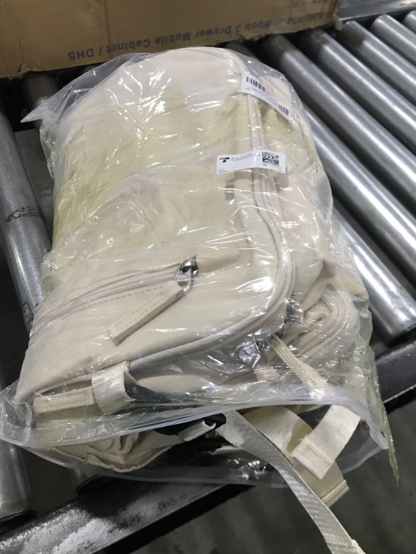 Photo 1 of Large Travel Backpack Women, Carry On Backpack,Hiking Backpack Waterproof Outdoor Sports Rucksack Casual Daypack Fit 14 Inch Laptop with USB Charging Port Shoes Compartment, Beige Large Pure A2-beige